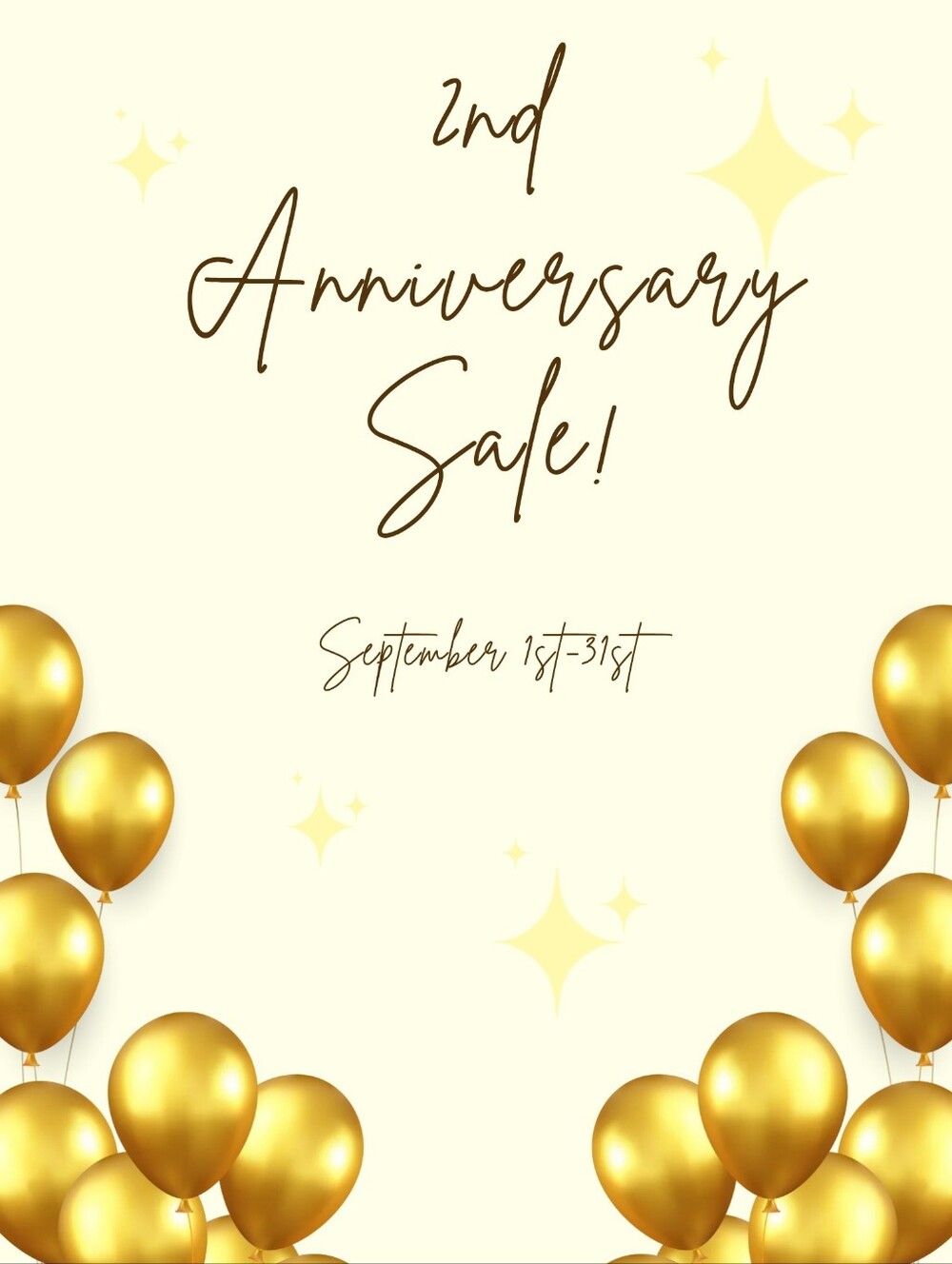 Anniversary Sale!